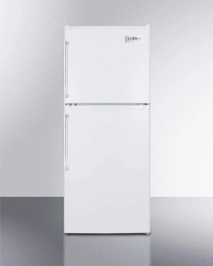 Summit FF71ESTB Energy Star Qualified Two-Door Refrigerator-Freezer In Ada Compliant 46" Height With Towel Bar Handles Freestanding Refrigerators freestanding fridge freezer combo