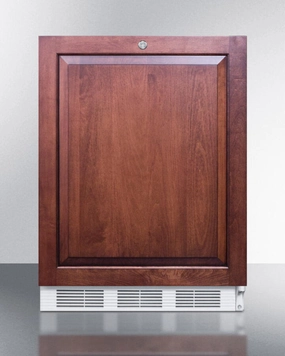 Summit FF7LBIIFADA Ada Compliant Built-In Undercounter All-Refrigerator For General Purpose Or Commercial Use, Auto Defrost W/Lock And Integrated Door Frame For Overlay Panels Undercounter Refrigerators 24 inch undercounter fridge for kitchen