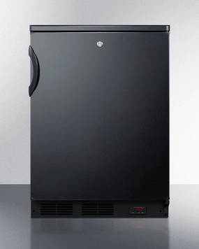 Summit FF7LBLBIPUB Commercially Approved Built-In Undercounter Craft Beer Pub Cellar With Digital Thermostat In Black Finish Undercounter Refrigerators 24 inch undercounter fridge for kitchen