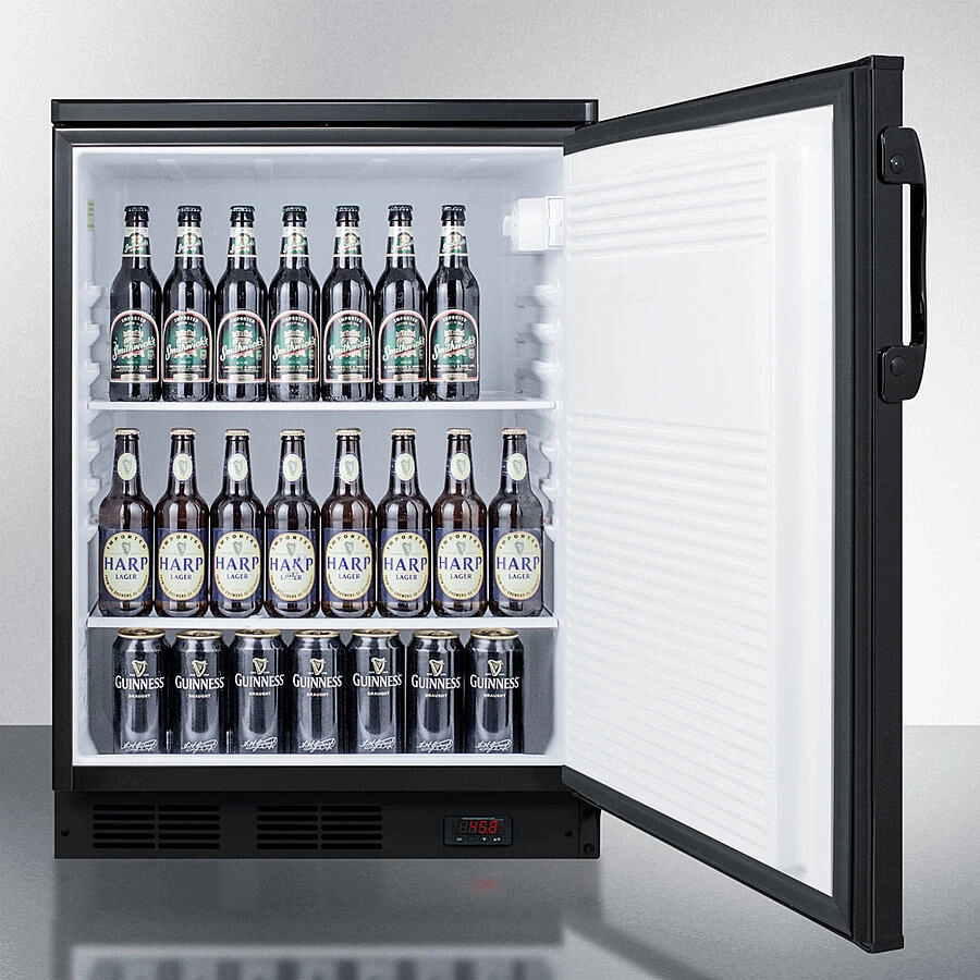 Summit FF7LBLKBIPUB 24" Wide Built-In Pub Cellar
