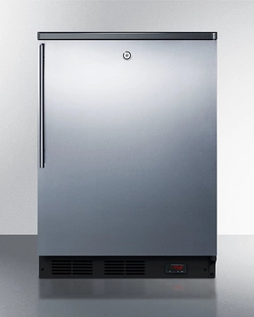 Summit FF7LBLKBIPUBSSHV 24" Wide Built-In Pub Cellar Undercounter Refrigerators 24 inch undercounter fridge for kitchen