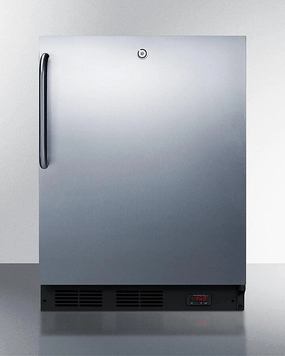 Summit FF7LBLKPUBCSS 24" Wide Built-In Craft Beer Pub Cellar Undercounter Refrigerators 24 inch undercounter fridge for kitchen