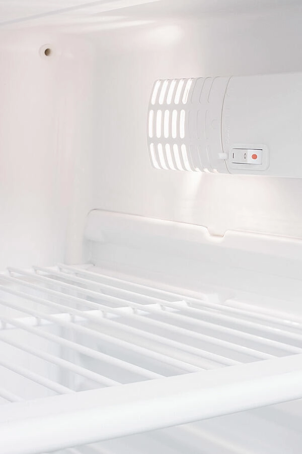 Summit FF7LWPROADA Ada Compliant 24" Wide Auto Defrost Commercial All-Refrigerator With Lock, Digital Thermostat, Internal Fan, And Access Port For User-Provided Monitoring Equipment