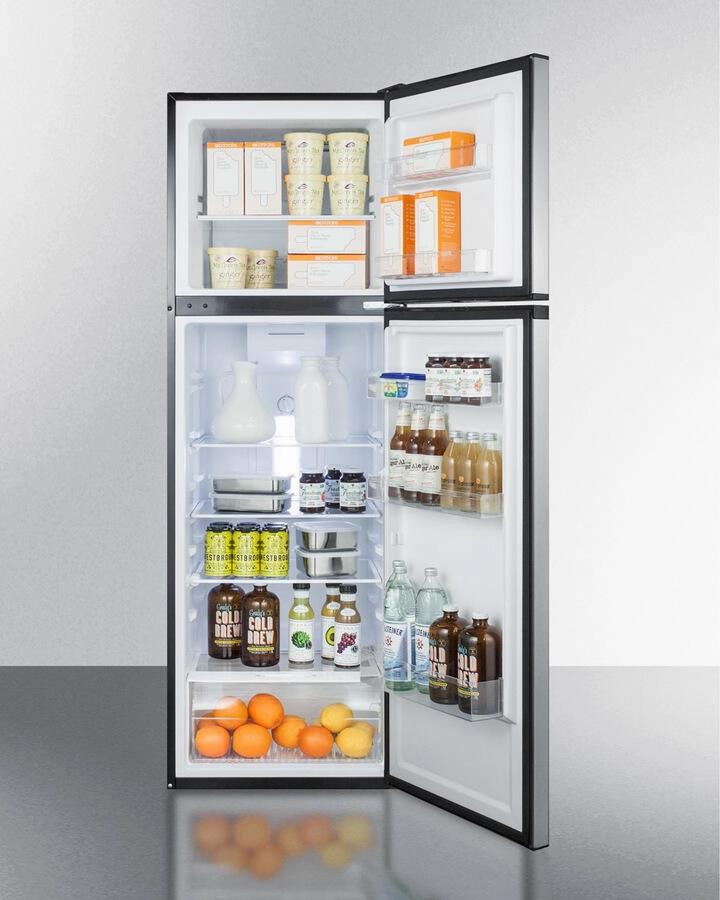 Summit FF923PL 22" Wide Top Mount Refrigerator-Freezer