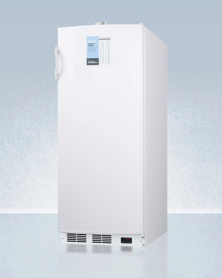 Summit FFAR10PRO 24" Wide 10 Cu.Ft. Auto Defrost Commercial All-Refrigerator With Lock, Digital Thermostat, Internal Fan, And Access Port For User-Provided Monitoring Equipment
