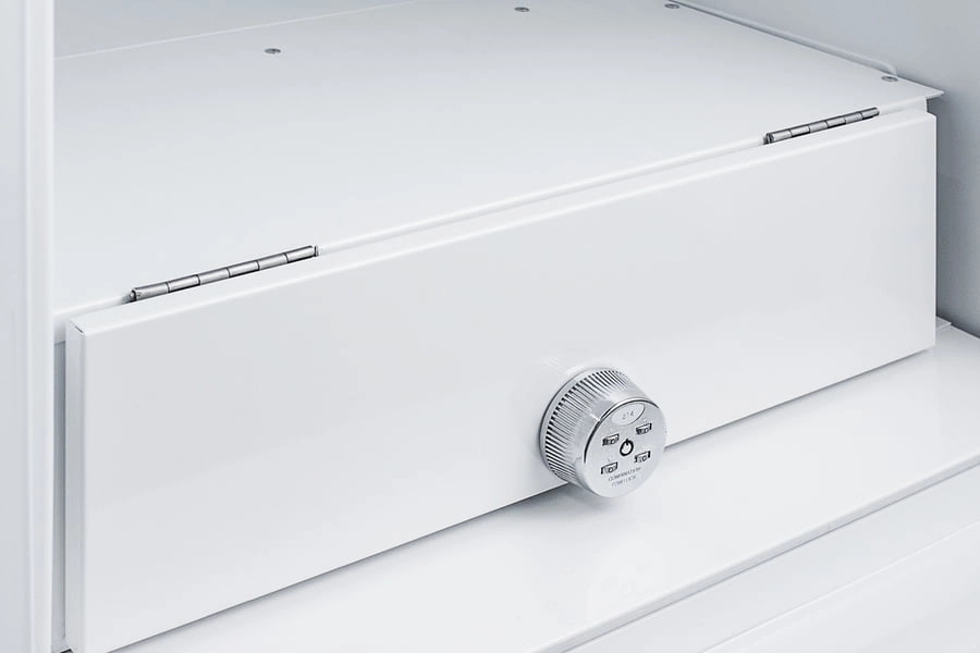 Summit FFAR10SSTB 10.1 Cu.Ft. General Purpose All-Refrigerator In Slim 24" Width, With Automatic Defrost, Internal Fan, Stainless Steel Door, And Towel Bar Handle