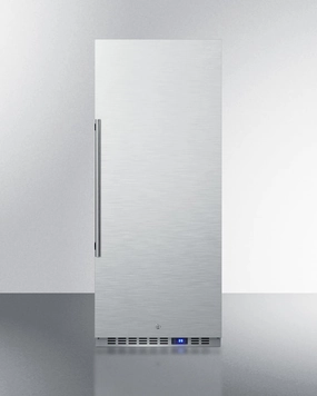 Summit FFAR121SS 10.1 Cu.Ft. Commercial All-Refrigerator With Stainless Steel Interior And Exterior, Digital Thermostat, Lock, And Automatic Defrost Operation Undercounter Refrigerators 24 inch undercounter fridge for kitchen