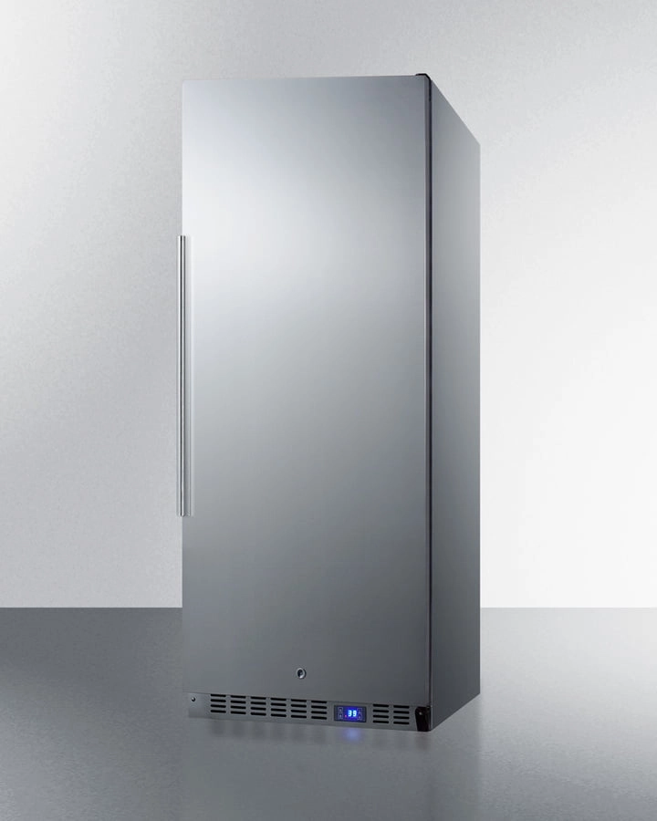 Summit FFAR121SS 10.1 Cu.Ft. Commercial All-Refrigerator With Stainless Steel Interior And Exterior, Digital Thermostat, Lock, And Automatic Defrost Operation