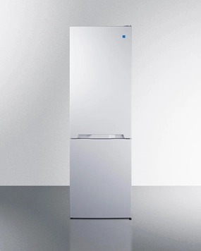Summit FFBF121W 24" Wide Bottom Mount Refrigerator-Freezer Freestanding Refrigerators freestanding fridge freezer combo