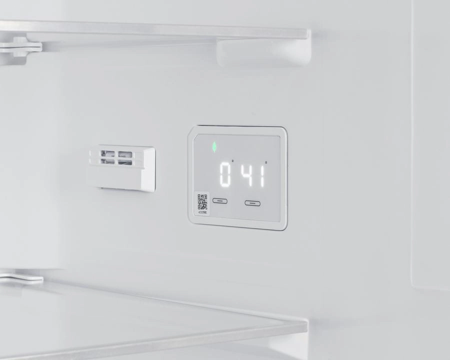Summit FFBF121W 24" Wide Bottom Mount Refrigerator-Freezer