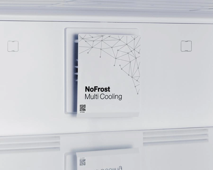 Summit FFBF124SS 24" Wide Bottom Mount Refrigerator-Freezer