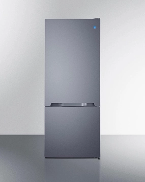 Summit FFBF154SS 28" Wide Bottom Mount Refrigerator-Freezer Freestanding Refrigerators freestanding fridge freezer combo