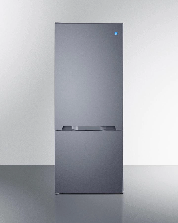 Summit FFBF154SSLHD 28" Wide Bottom Mount Refrigerator-Freezer Freestanding Refrigerators freestanding fridge freezer combo