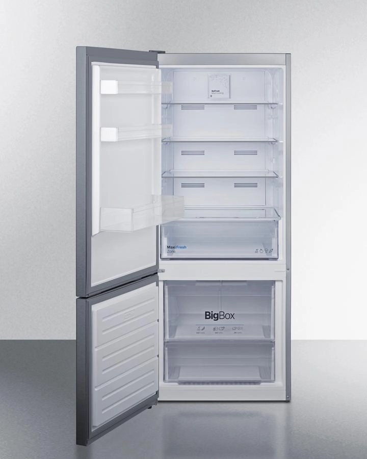 Summit FFBF154SSLHD 28" Wide Bottom Mount Refrigerator-Freezer