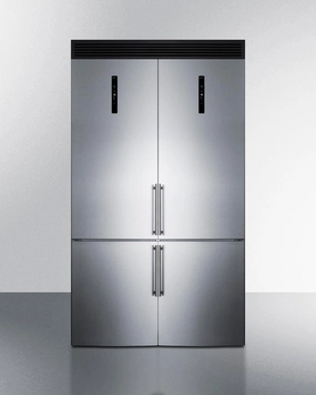 Summit FFBF181ES2KIT48 48" Wide Bottom Freezer Refrigerator Set Freestanding Refrigerators freestanding fridge freezer combo