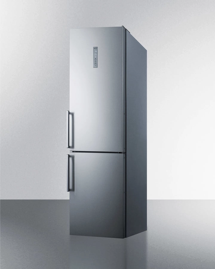 Summit FFBF192SSIM 24" Wide Bottom Freezer Refrigerator With Icemaker