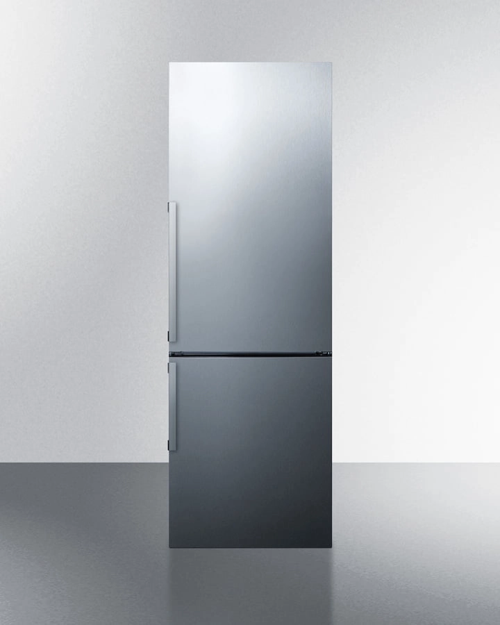Summit FFBF247SSIM 24" Wide Bottom Freezer Refrigerator With Icemaker Freestanding Refrigerators freestanding fridge freezer combo