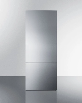 Summit FFBF279SSIM 28" Wide Built-In Bottom Freezer Refrigerator With Icemaker Freestanding Refrigerators freestanding fridge freezer combo
