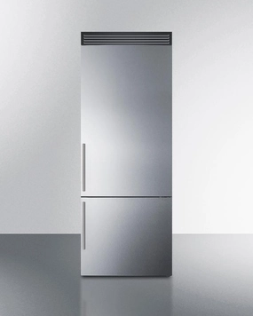 Summit FFBF279SSXH72 28" Wide Bottom Freezer Refrigerator Freestanding Refrigerators freestanding fridge freezer combo