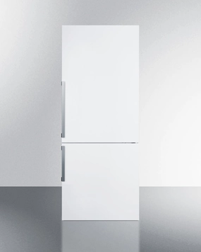 Summit FFBF281W 28" Wide Bottom Freezer Refrigerator Freestanding Refrigerators freestanding fridge freezer combo