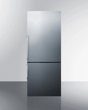 Summit FFBF287SSIM 28" Wide Bottom Freezer Refrigerator With Icemaker Freestanding Refrigerators freestanding fridge freezer combo