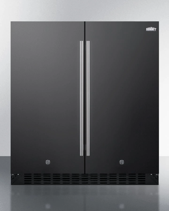 Summit FFRF3070B 30" Wide Built-In Refrigerator-Freezer Undercounter Refrigerators 24 inch undercounter fridge for kitchen