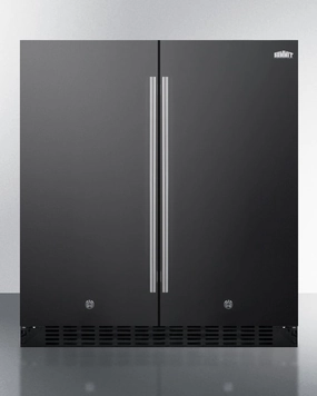 Summit FFRF3070B 30" Wide Built-In Refrigerator-Freezer Undercounter Refrigerators 24 inch undercounter fridge for kitchen