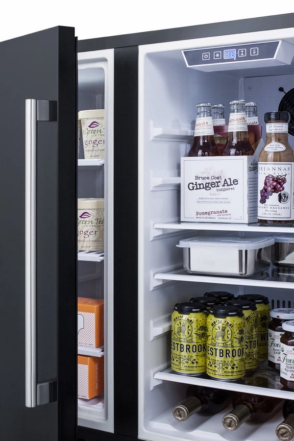 Summit FFRF3070B 30" Wide Built-In Refrigerator-Freezer