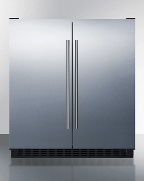 Summit FFRF3070BSS 30" Wide Built-In Refrigerator-Freezer Undercounter Refrigerators 24 inch undercounter fridge for kitchen