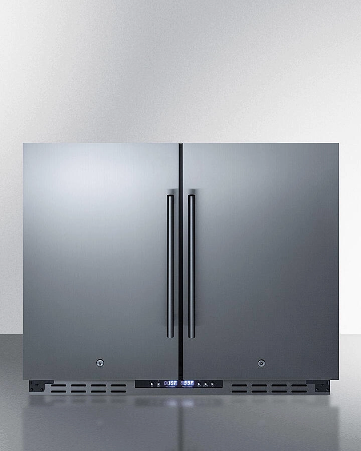 Summit FFRF36ADA 36" Wide Built-In Refrigerator-Freezer, Ada Compliant Undercounter Refrigerators 24 inch undercounter fridge for kitchen
