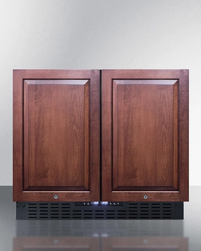 Summit FFRF36IF 36" Wide Built-In Refrigerator-Freezer Undercounter Refrigerators 24 inch undercounter fridge for kitchen