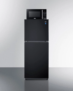 Summit MRF1087BA Microwave/Refrigerator-Freezer Combination With Allocator Freestanding Refrigerators freestanding fridge freezer combo