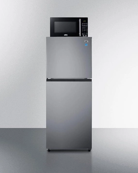Summit MRF1089PLA Microwave/Refrigerator-Freezer Combination With Allocator Freestanding Refrigerators freestanding fridge freezer combo
