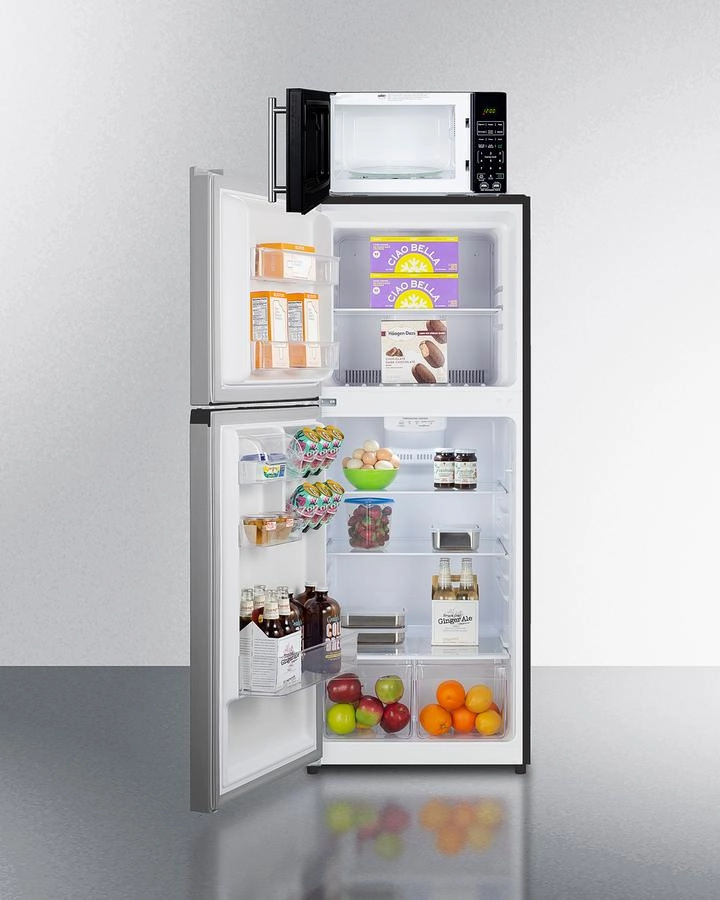 Summit MRF1089PLALHD Microwave/Refrigerator-Freezer Combination With Allocator