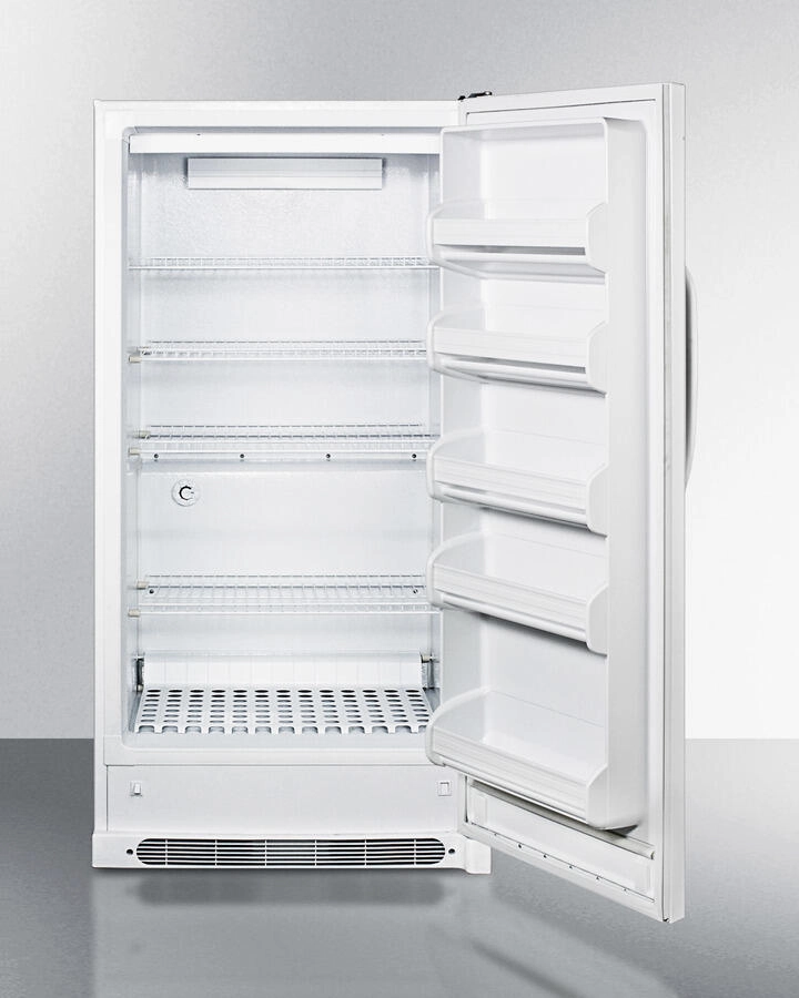 Summit R17FF Large Capacity All-Refrigerator With Frost-Free Operation And Fan-Forced Cooling