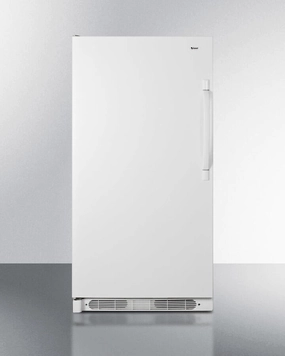 Summit R17FFLHD Large Capacity All-Refrigerator With Frost-Free Operation And Fan-Forced Cooling; Left Hand Door Swing Freestanding Refrigerators freestanding fridge freezer combo