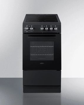 Summit REXT20BL 20" Wide Electric Smooth-Top Range Freestanding Ranges freestanding dual fuel range 30 inch