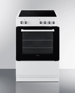 Summit REXT24W 24" Wide Electric Smooth-Top Range Freestanding Ranges freestanding dual fuel range 30 inch