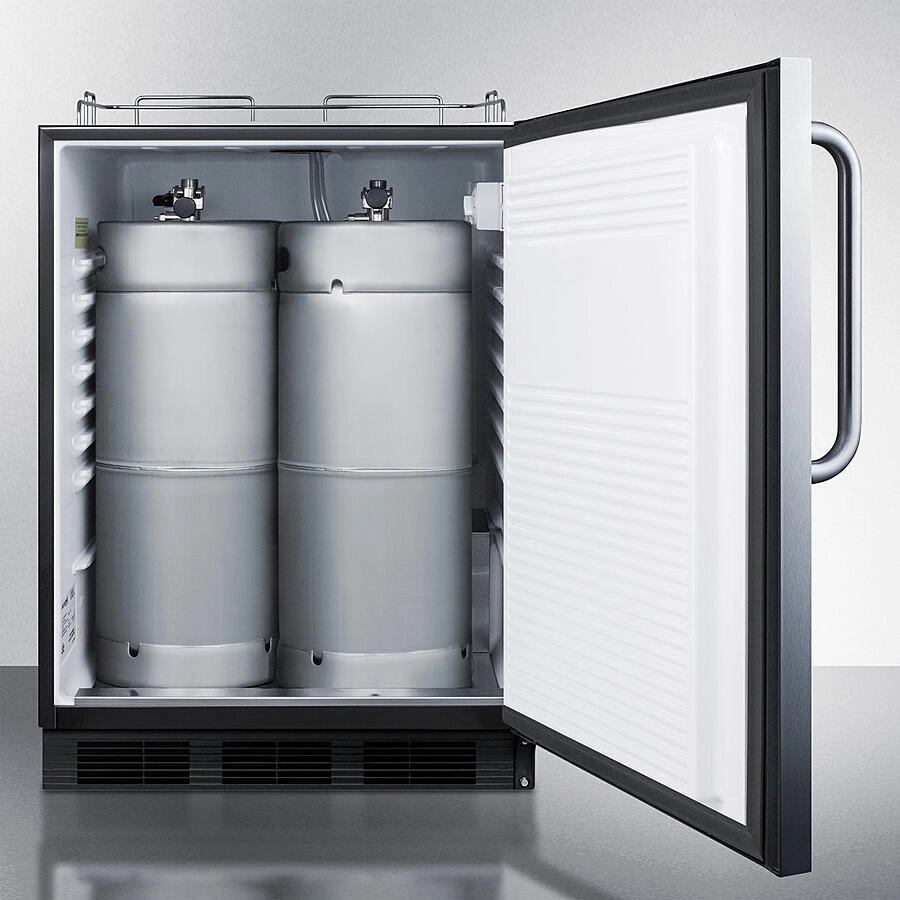 Summit SBC54OSBIADANK 24" Wide Outdoor Kegerator, Ada Compliant