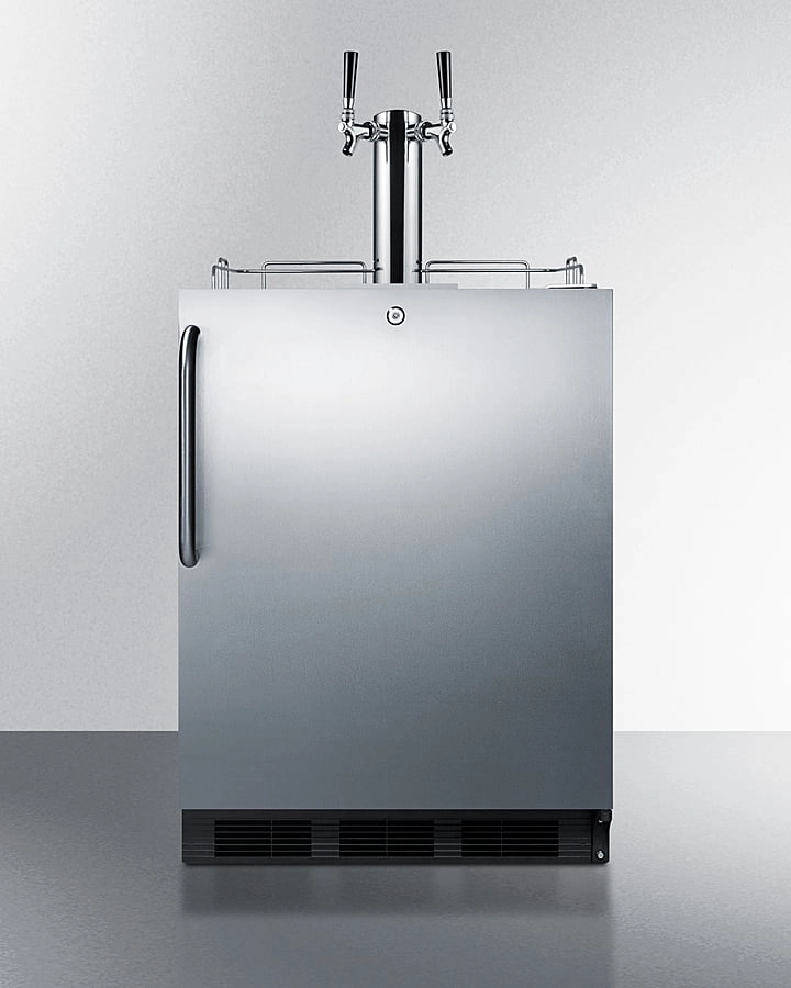 Summit SBC54OSBIADAWKDTWIN 24" Wide Outdoor Wine Kegerator, Ada Compliant Outdoor Refrigerators,outdoor mini fridge