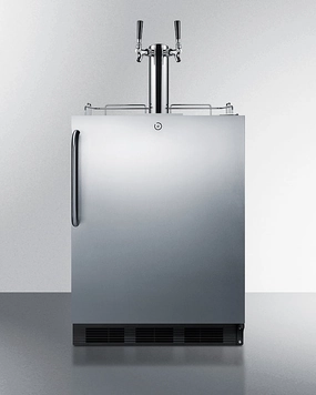 Summit SBC54OSBIADAWKDTWIN 24" Wide Outdoor Wine Kegerator, Ada Compliant Outdoor Refrigerators,outdoor mini fridge
