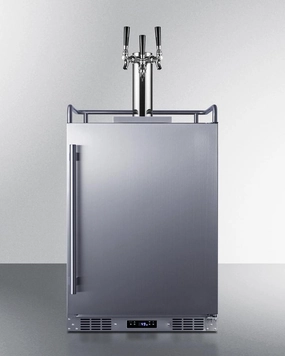 Summit SBC683OSTRIPLE 24" Wide Built-In Outdoor Beer Kegerator Outdoor Refrigerators,outdoor mini fridge