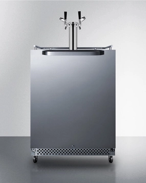 Summit SBC695OSTWINTL 24" Wide Built-In Outdoor Kegerator With Taplocks Outdoor Refrigerators,outdoor mini fridge