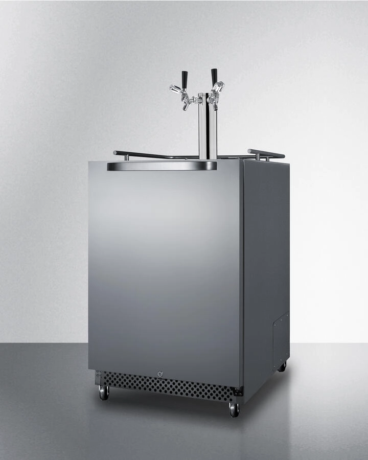 Summit SBC695OSTWINTL 24" Wide Built-In Outdoor Kegerator With Taplocks
