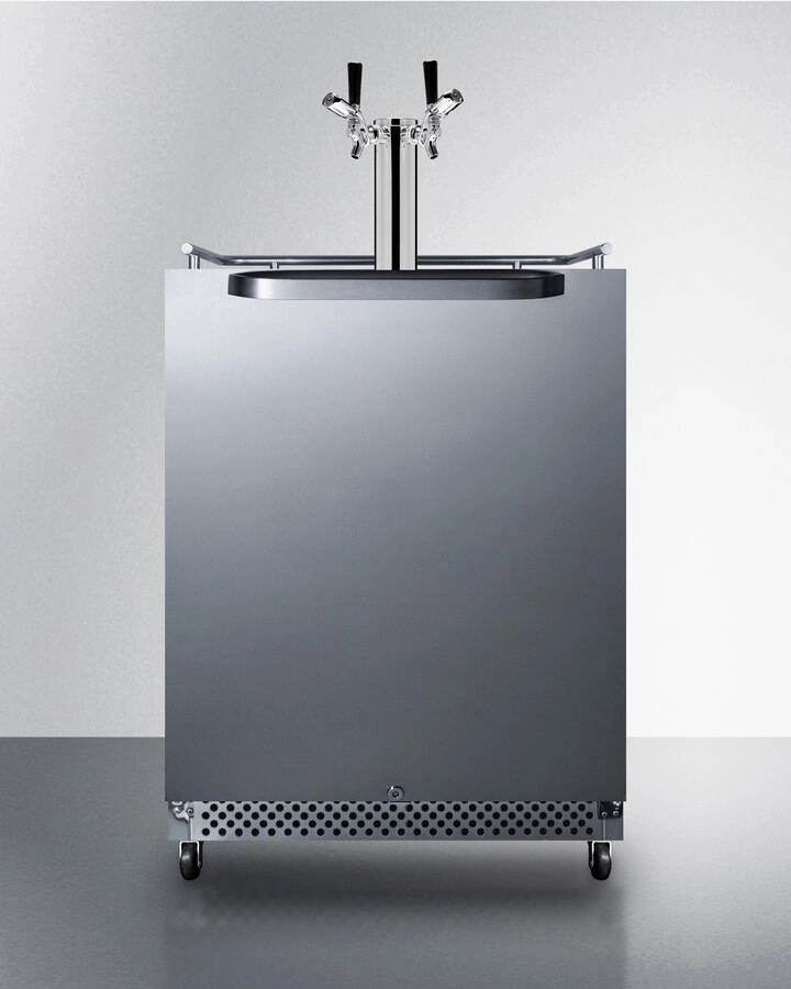Summit SBC695OSTWINTL 24" Wide Built-In Outdoor Kegerator With Taplocks Outdoor Refrigerators,outdoor mini fridge