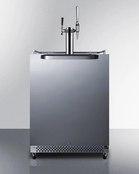 Summit SBC696OSCMTWIN 24" Wide Built-In Outdoor Cold Brew/Nitro Coffee Kegerator Outdoor Refrigerators,outdoor mini fridge