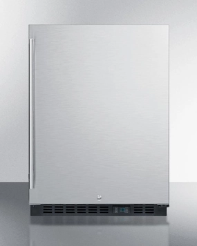 Summit SCR610BLSDV1 24" Wide Built-In Beverage Center Undercounter Refrigerators 24 inch undercounter fridge for kitchen