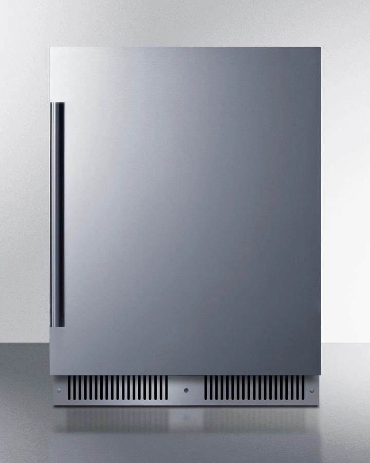 Summit SDHR2444 24" Wide Built-In All-Refrigerator Undercounter Refrigerators 24 inch undercounter fridge for kitchen