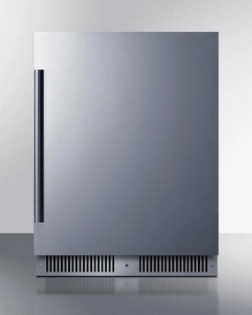 Summit SDHR2444 24" Wide Built-In All-Refrigerator Undercounter Refrigerators 24 inch undercounter fridge for kitchen