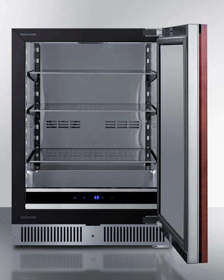 Summit SDHR2444PNR 24" Wide Built-In All-Refrigerator (Panel Not Included)